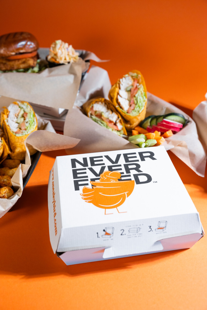 Never ever fried chicken box